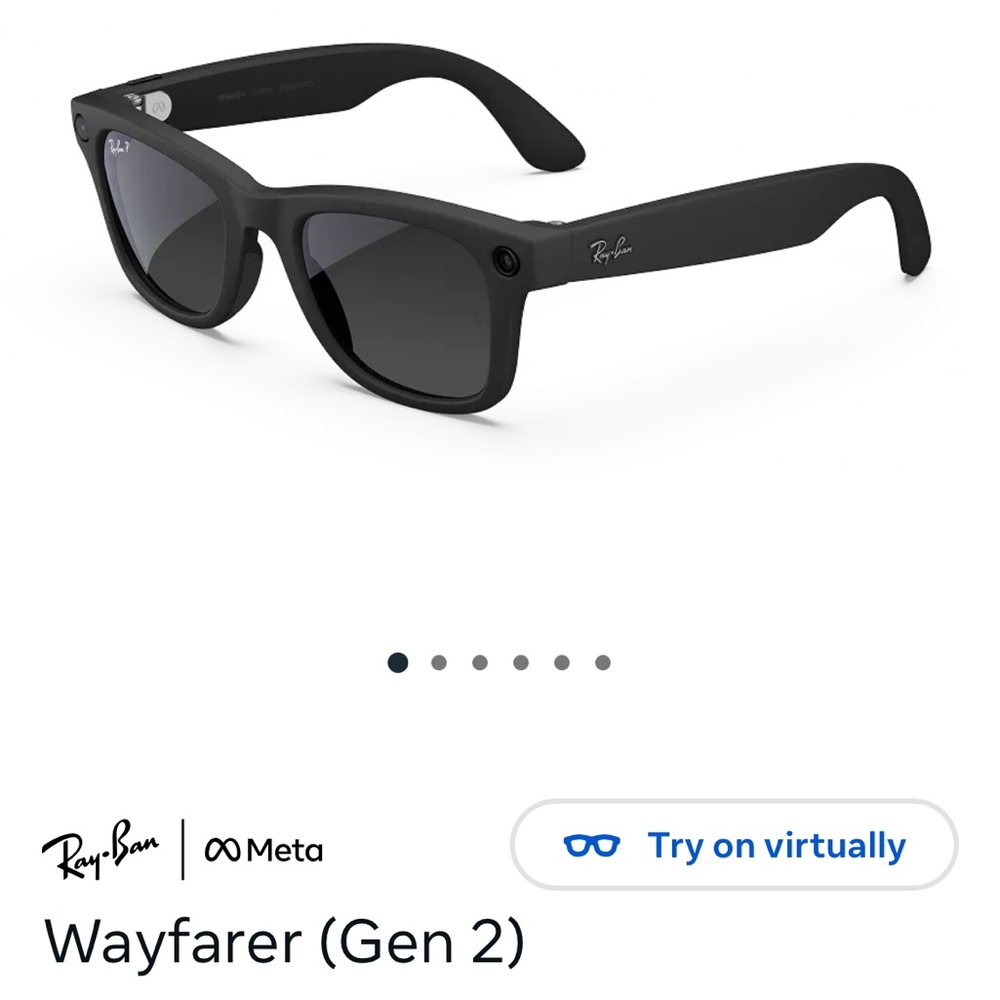 Ray-Ban Meta glasses - Wayfarer Gen 2
